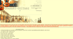 Desktop Screenshot of granary-guitars.com